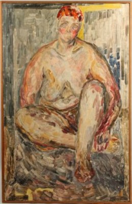 Kvinnostudie by Nils GEHLIN - auction artwork with signature