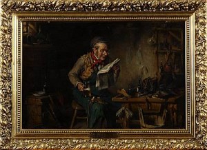 Tidningsläseren by Hermann Armin KERN