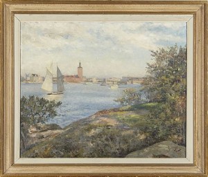 Utsikt över Riddarfjärden by Knut JANSON