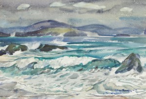 Breaking Wave, Iona by Adam Bruce THOMSON - auction artwork with signature