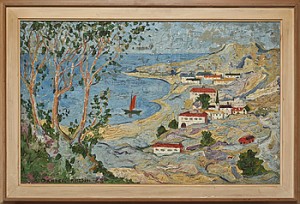 Kustmotiv by Alexander RODIN - auction artwork with signature