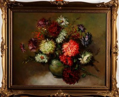 Blomsterstilleben by István BOGNÁR
