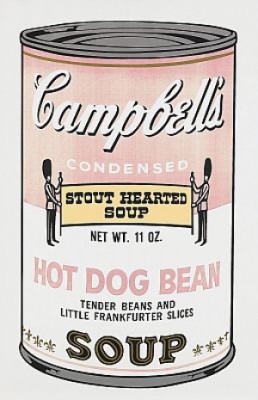 Campbell's Soup Ii: Hot Dog Bean by Andy WARHOL