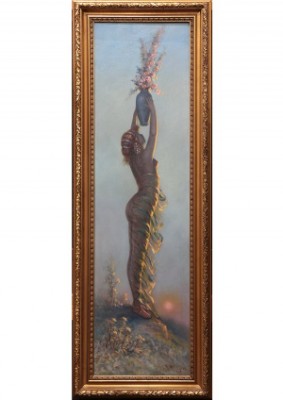 Spring Flower Maiden by Astley David Middleton ‘A.d.m.’ COOPER