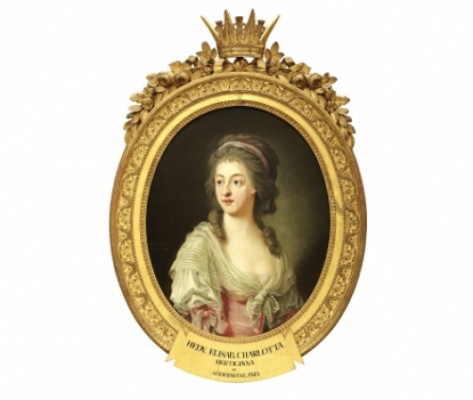 Porträtt - Midjebild Föreställande Hedvig Elisabeth Charlotta Vid 25 års ålder by Carl Fredrik Von BREDA