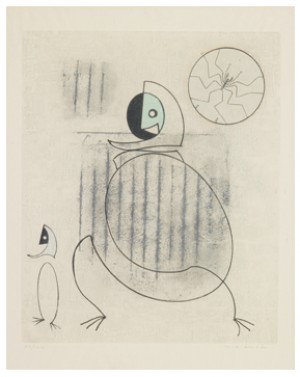 Oiseaux En Peril - One Plate by Max ERNST
