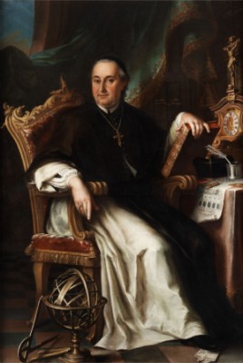 Portrait Des Wessobrunner Abtes Felice Nerini by Johann Baptist BAADER