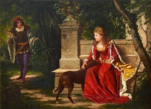 Romance In The Park by Ernst August RÖHLING - auction artwork with signature