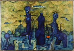 Komposition Med Figurer by Gerald STEFFE