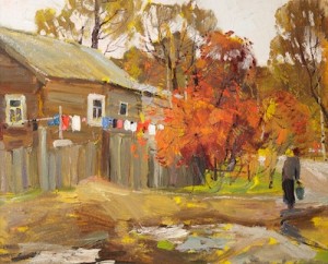 Red Bush (etude) by Alexander KREMER
