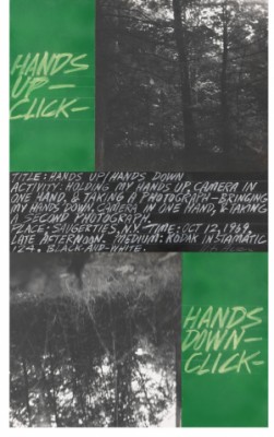 Hands Up / Hands Down (3-teilig) by Vito ACCONCI - auction artwork with signature