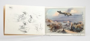 Häfte, Tryck, 35 Tryck Efter Teckningar. Motiv Från Andra Världskriget by Hans LISKA