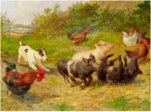 På Ladugårdsbacken by Claude CARDON