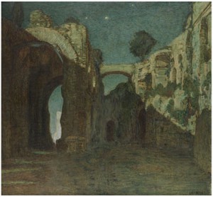 Nächtliche Symbolistische Landschaft by Glauco CAMBON - auction artwork with signature