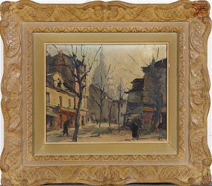 Motiv Från Montmartre by Claude BILS - auction artwork with signature