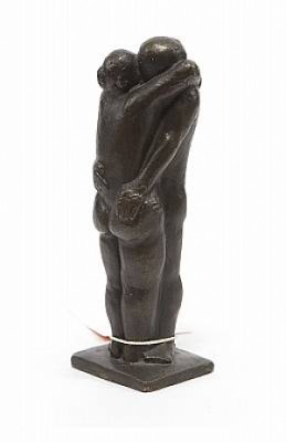 Omfamnande Par by Solveig PRIPP - auction artwork with signature