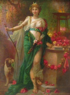 The Goddess Diana by Hans ZATZKA