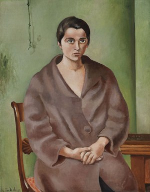 Sitzende Junge Frau by Ernst FRITSCH - auction artwork with signature