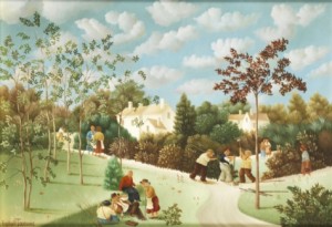 Scène Campagnarde by Raphaël TOUSSAINT - auction artwork with signature