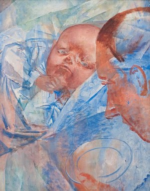 Mother And Child by Kuzma Sergeievich PETROV-VODKIN - auction artwork with signature