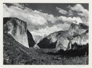 Valley View From Wawoma Tunnel, Yosemite National Park, California, 1936 by Ansel ADAMS