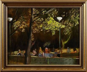 Parkmiljö by Nikolai CHISTYAKOV - auction artwork with signature