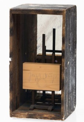 Wooden Postcard by Joseph BEUYS