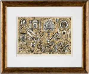 Beginning Of A Journey by Jyoti BHATT - auction artwork with signature