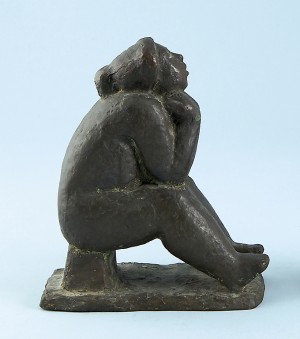Sitting Woman by Mikko HOVI