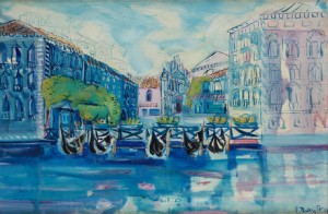 Motiv Från Venedig by Renato BORSATO - auction artwork with signature