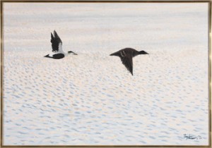 Motiv Av Ejdrar by Björn LINDROTH - auction artwork with signature
