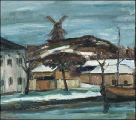 Sampalinna Gamla Kvarn by Einari WEHMAS - auction artwork with signature