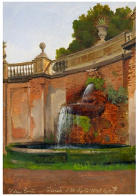 Villa Conti Vid Frascati by Gustaf Wilhelm PALM