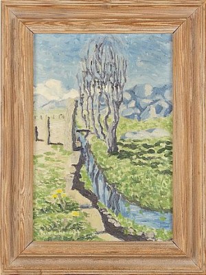 Landskap by Louis LINDHOLM - auction artwork with signature