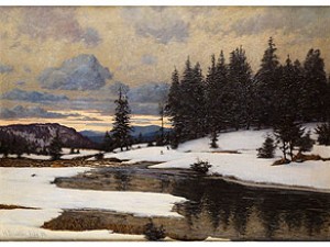 Schwarzwaldlandschaft Im Schnee by Hermann DISCHLER - auction artwork with signature