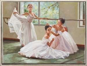 Ballerinor by Alexander AKOPOV - auction artwork with signature