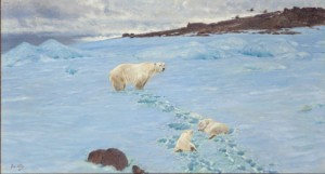 Snow Play by Richard Bernhardt Louis FRIESE