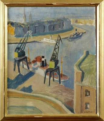 Från Katarinavägen by R MOLIN - auction artwork with signature