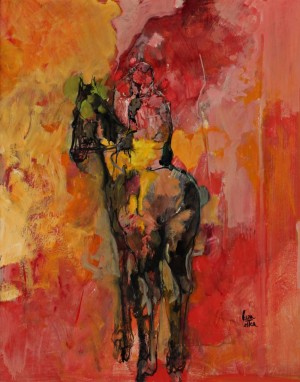 Le Jockey by Philippe CARA COSTEA - auction artwork with signature
