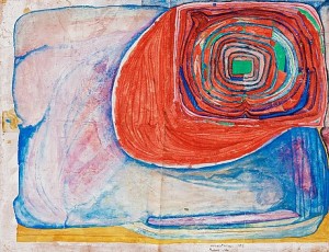 Sonnentropfen by Friedensreich HUNDERTWASSER