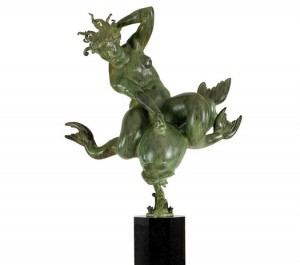 Solglitter - Najad På Delfin by Carl MILLES