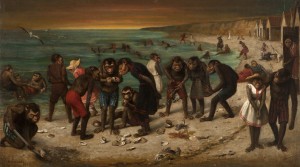 Anthropomorphized Monkeys At The Beach by William Holbrook BEARD
