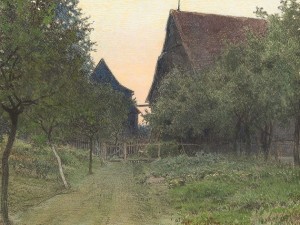 Farmhouses by Adolf NOETHER - auction artwork with signature