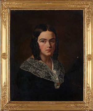 (2) Parporträtt by Léon LYON - auction artwork with signature