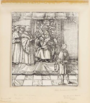 Ur Weisskunig by Hans The Elder BURGKMAIR - auction artwork with signature