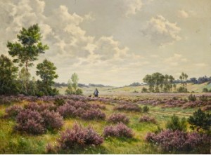 Herde Och Får På Ljunghed by Armand GUÉRY - auction artwork with signature