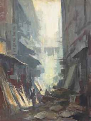 Morning Haze, Hong Kong by Edward Brian SEAGO