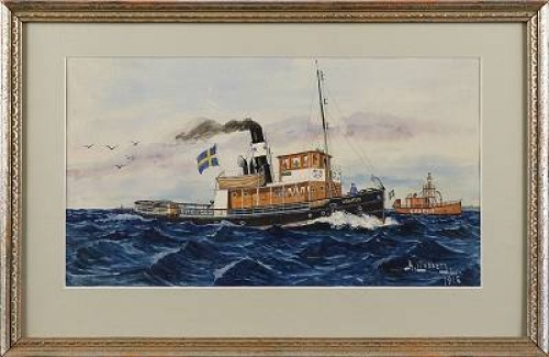 Uranus Och Grepen by H. LINDBERG - auction artwork with signature