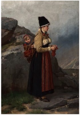 Arbeidsom, Ung Kvinne by Axel ENDER