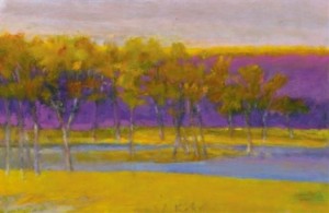 Along A Waterway by Wolf KAHN